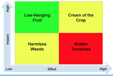 Low Hanging Fruit Matrix