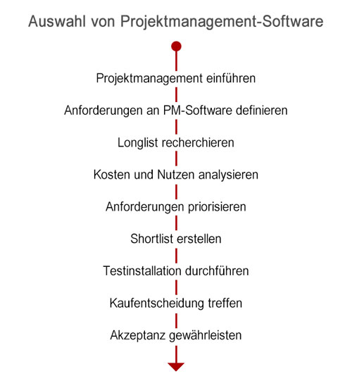 Auswahl von PM-Software